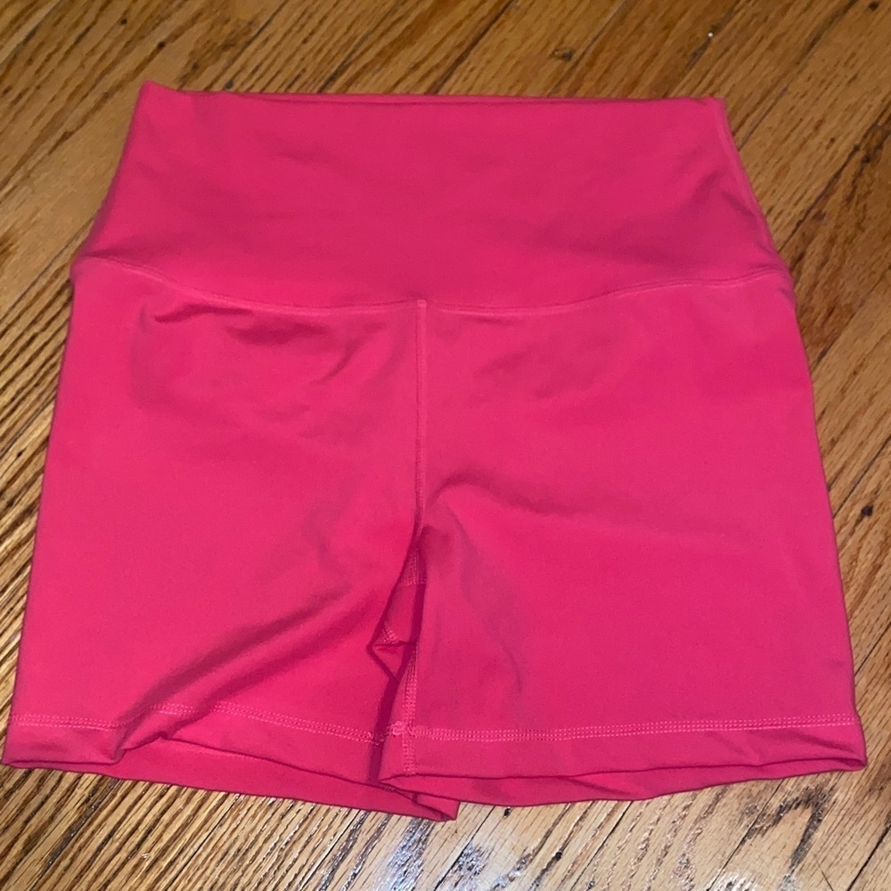 Lux Booty Boost 5’ shorts Women's Pink High-Waisted Shorts